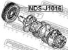 NISSA 12303ED001 Belt Pulley, crankshaft